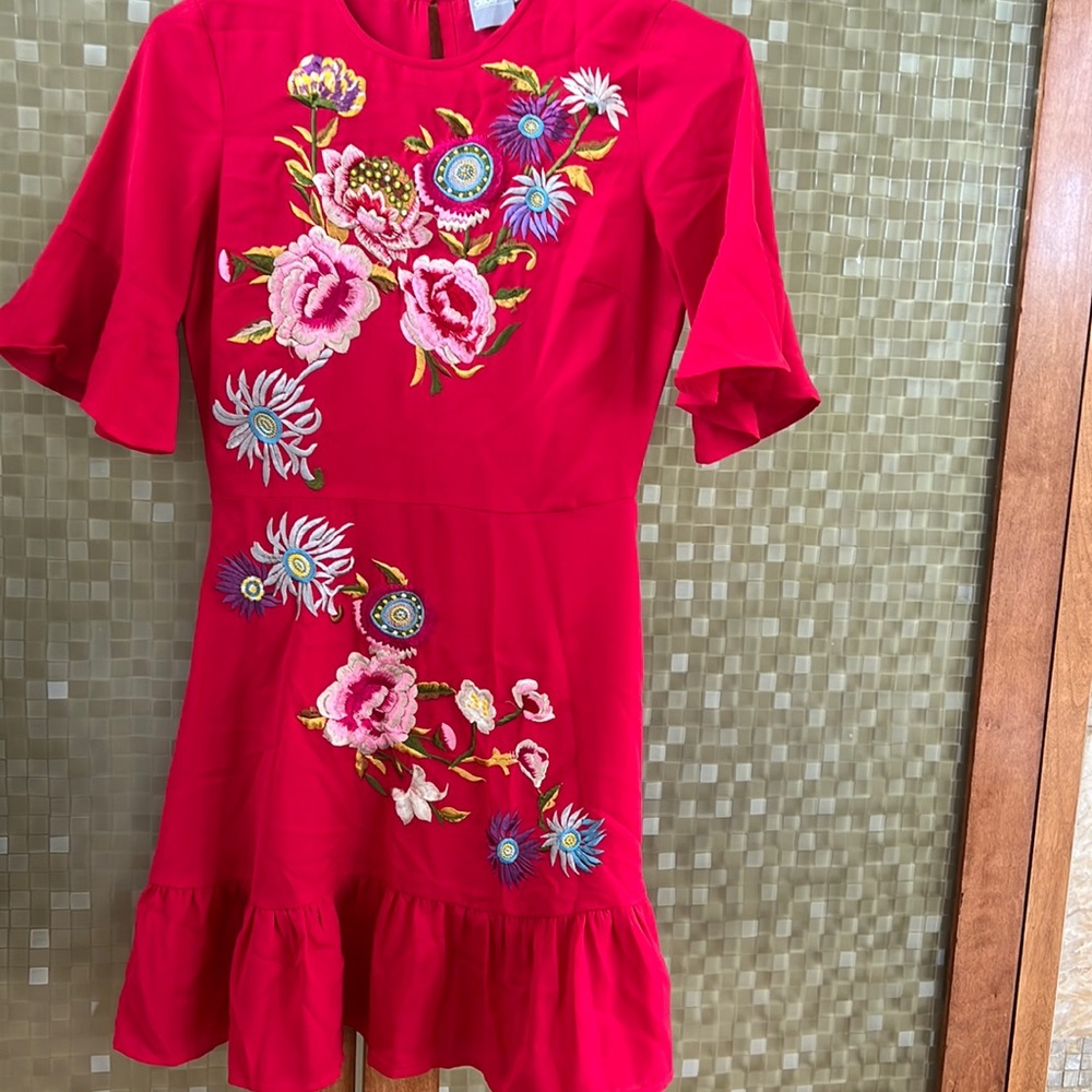 ASOS size 2 in red mini dress